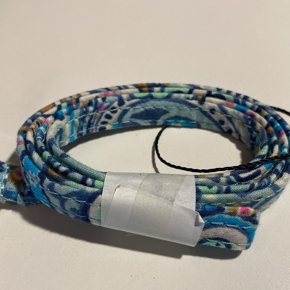 Vera Bradley skinny cotton lanyard daisy dot paisley - Picture 3 of 5
